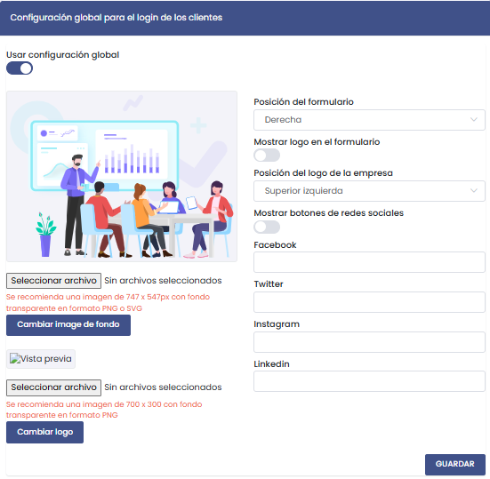 Configuración Global