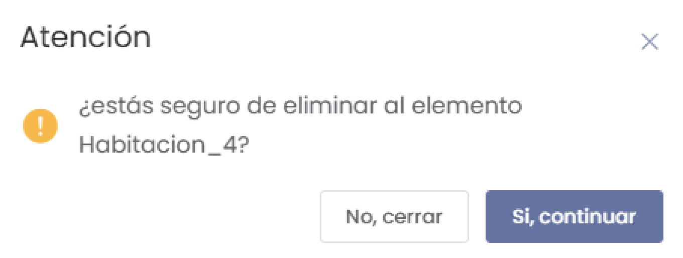 Confirmación de Eliminación