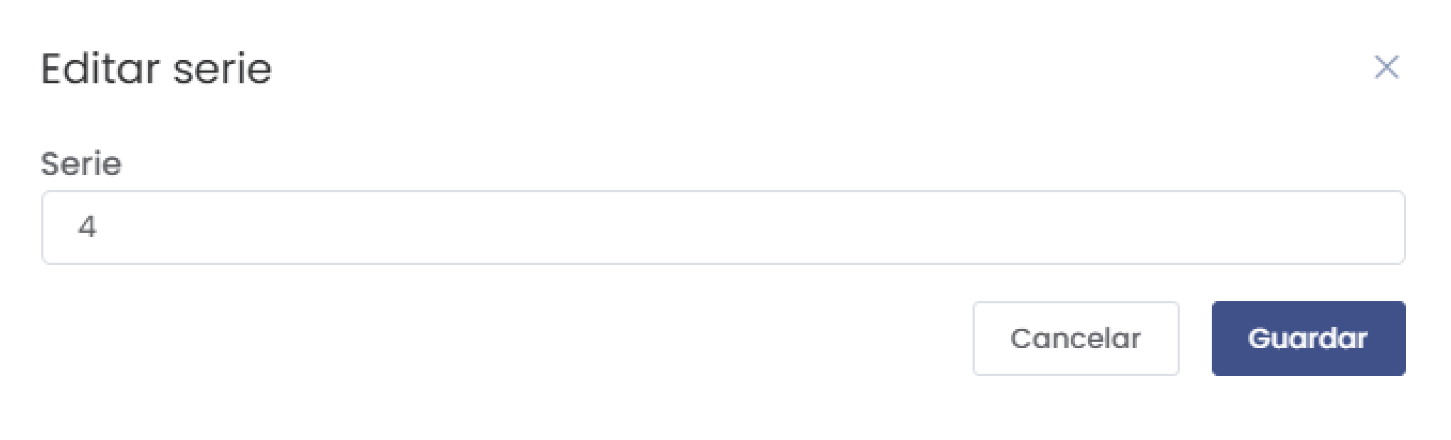 Editar Serie