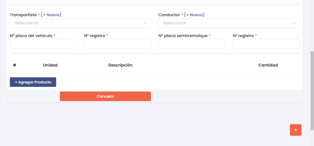 Nueva Orden de Pedido 2