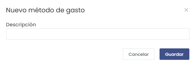 Nuevo Método de Gasto