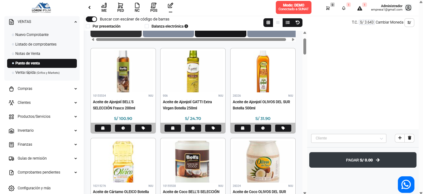 Diseño responsivo en POS