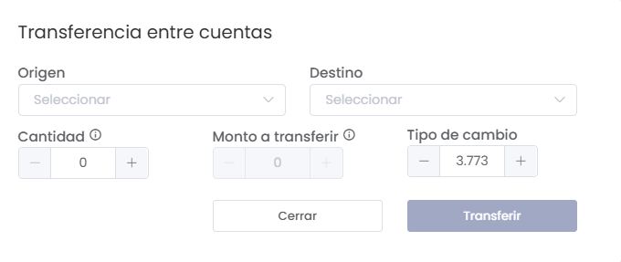 Formulario de Transferencia